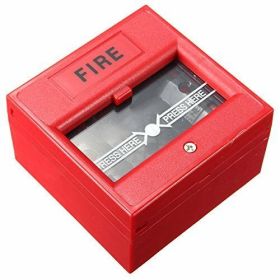 Wired Security Button Hand Breaking Glass Emergency Fire Alarm