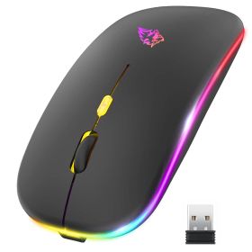 X15 Wireless Mouse; Bluetooth Mouse and 2.4GHz Rechargeable and Ergonomic Dual Modes; Silent Click with USB Receiver