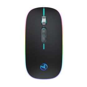 Wireless Mouse For Laptop; Rechargeable Mouse 2.4G USB Optical Wireless Mouse; LED Slim Wireless Mouse For Laptop; PC; Mac OS ; For Android ; Windows