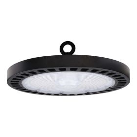 PEAK | LED Round High Bay | 100 Watt | 14500 Lumens | 5000K | 120-277V | Dimmable | Black Housing | IP65 | UL & DLC Listed