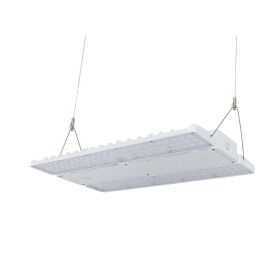 LOYA | LED Linear High Bay | Adj Watt 240W-270W-310W | 36240-46810 Lumens | 5000K | 120V-277V | White Housing | UL & DLC Listed