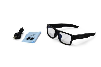 Professional Looking Eyeglass Video Audio Recorder for Travel Security