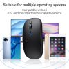 Bluetooth Mouse Tablet Notebook Office Dual Battery Bluetooth Mouse Single Mode G Silent Thin Wireless Mouse