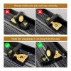 4pcs Black ABS Mousetraps; Household Mousetraps; Rodent Control Tools; 15.2*7.8cm/6*3.1inch; Carton Packaging