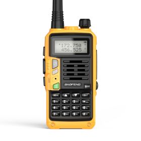 Dual Segment Intercom UV-5R High Power USB (Option: Yellow-EU)