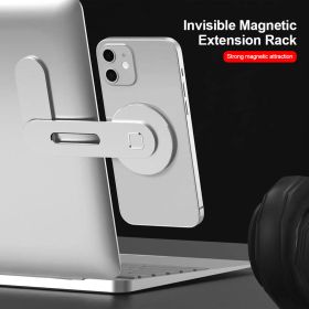 Magnetic Mobile Phone Holder For Macbook/Notebook/Tesla (Color: Black)