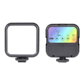 Cross border camera fill light outdoor mobile phone live shooting self portrait beauty light portable RGB pocket light mini (Specifications: WLR1 color fill light)