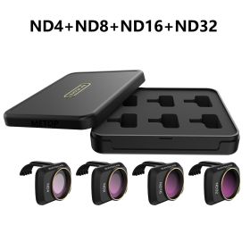 For DJI Mavic Mini 2 /MINI SE Camera Lens Filter MCUV ND4 ND8 ND16 ND32 CPL ND/PL Filters Kit for Mavic Mini Drone Accessories (Color: 4 PC ND)