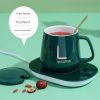 Electric Heated Coffee Mug Heating Coaster for Home Office Milk Tea Water Heating Mat Smart Thermostatic Warmer Pad