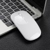 Wireless Mouse; Silent Cordless 2.4G USB BT Ultra Slim Rechargeable Mouse Compatible With Laptop; PC; Tablet; Windows