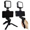 Cross border camera fill light outdoor mobile phone live shooting self portrait beauty light portable RGB pocket light mini