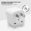 Universal India Brazil Russia AU UK Kr EU to US Travel Plug Adapter America AC Power Socket Charger Converter Type A B 10A 250V