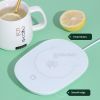 Electric Heated Coffee Mug Heating Coaster for Home Office Milk Tea Water Heating Mat Smart Thermostatic Warmer Pad