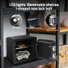 1.5 Cub Home Security Box with FINGERPRINT and Removable Shelf