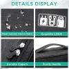 Electronics Organizer Travel Cable Organizer Bag Waterproof Portable Digital Storage Bag Electronic Accessories Case Cable Charger Organizer Case